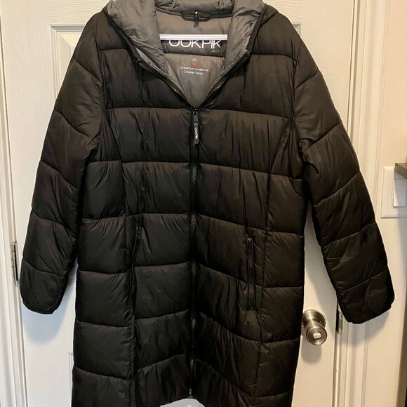 Women's Jenny Lightweight Coat in black by OOKPIK, size L - Picture 1 of 8